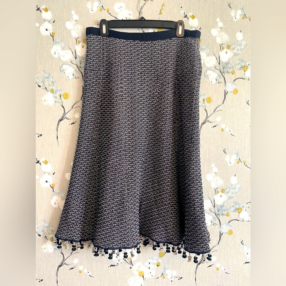 Derek Lam Midi Skirt Fringe size 8